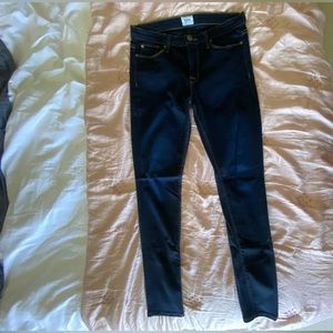 Hudson stretch mid rise skinny jeans sz 27